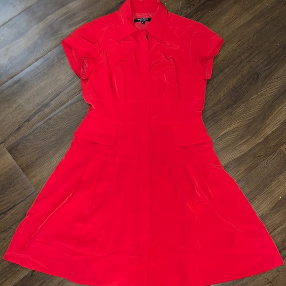 Nanette Lepore Dresses & Skirts - Nanette Lepore Bright Red Midi Dress
